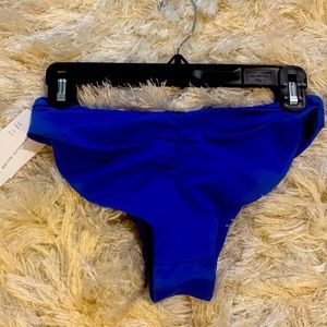 Blue bikini bottoms Londre size small.